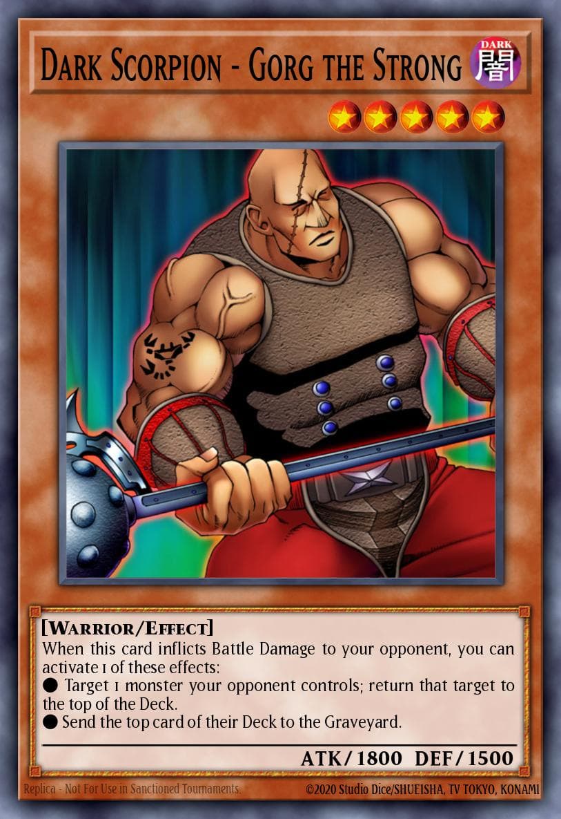 Dark Scorpion - Gorg the Strong #GLD5-EN011