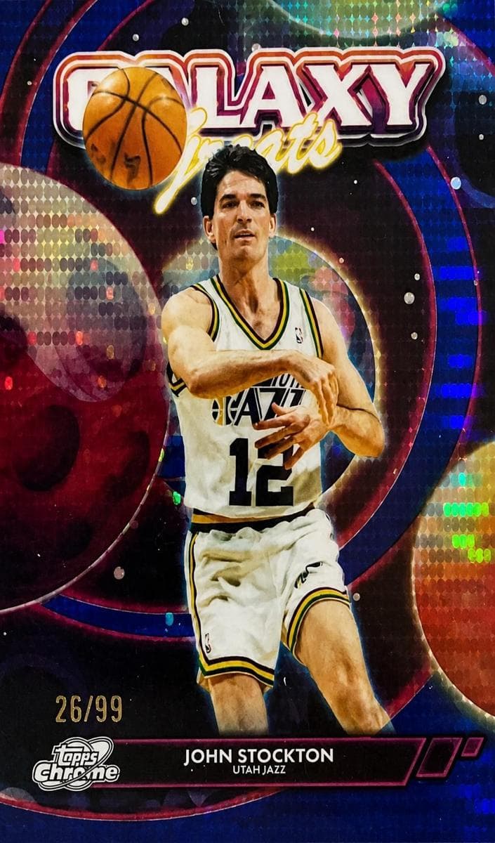 John Stockton 2025 topps Topps Cosmic Chrome