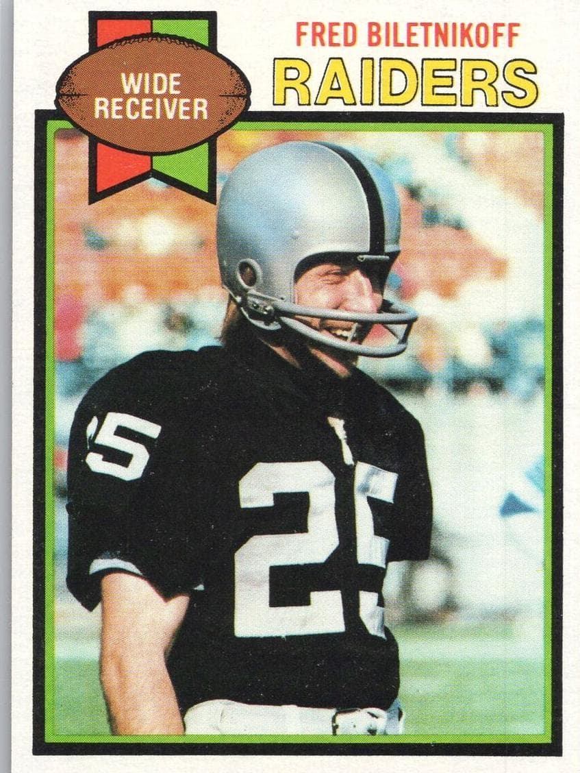 Fred Biletnikoff 1979 topps Topps
