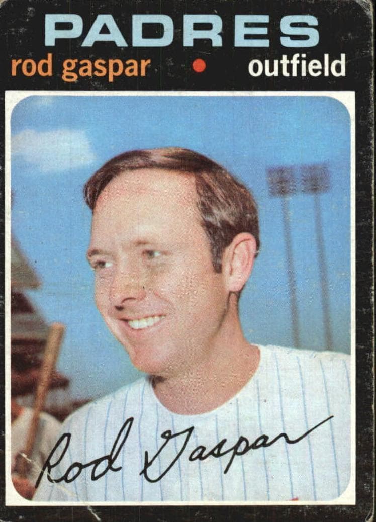 Rod Gaspar 1971 topps Topps
