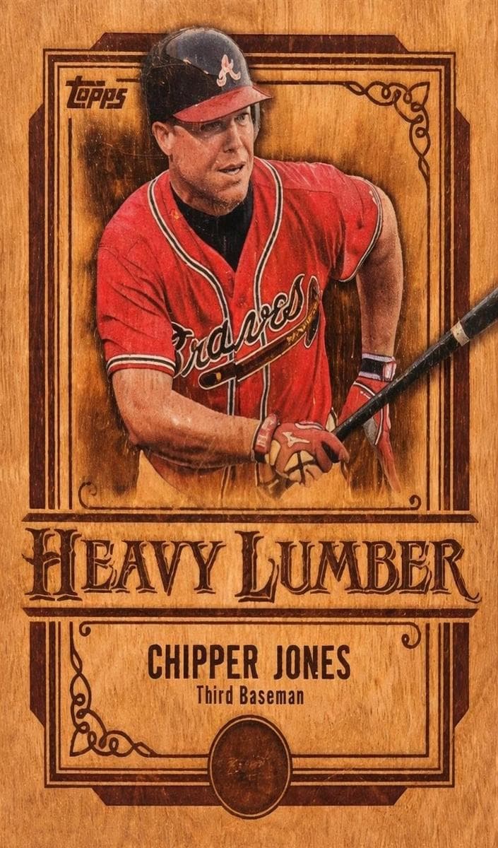 Chipper Jones 2025 topps Topps Update
