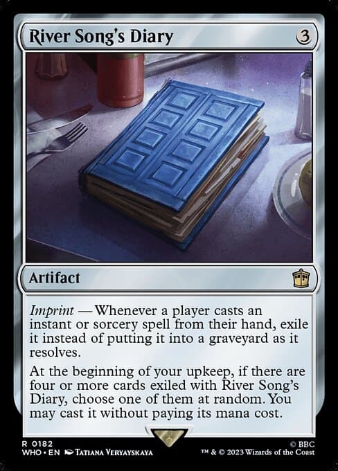 River Song's Diary 2023 Magic: The Gathering Doctor Who