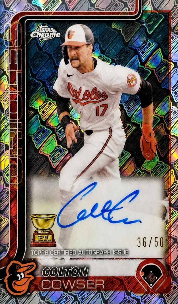 Colton Cowser 2025 topps Topps Chrome Update