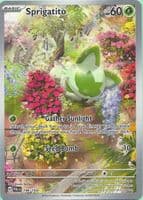 Sprigatito trading card