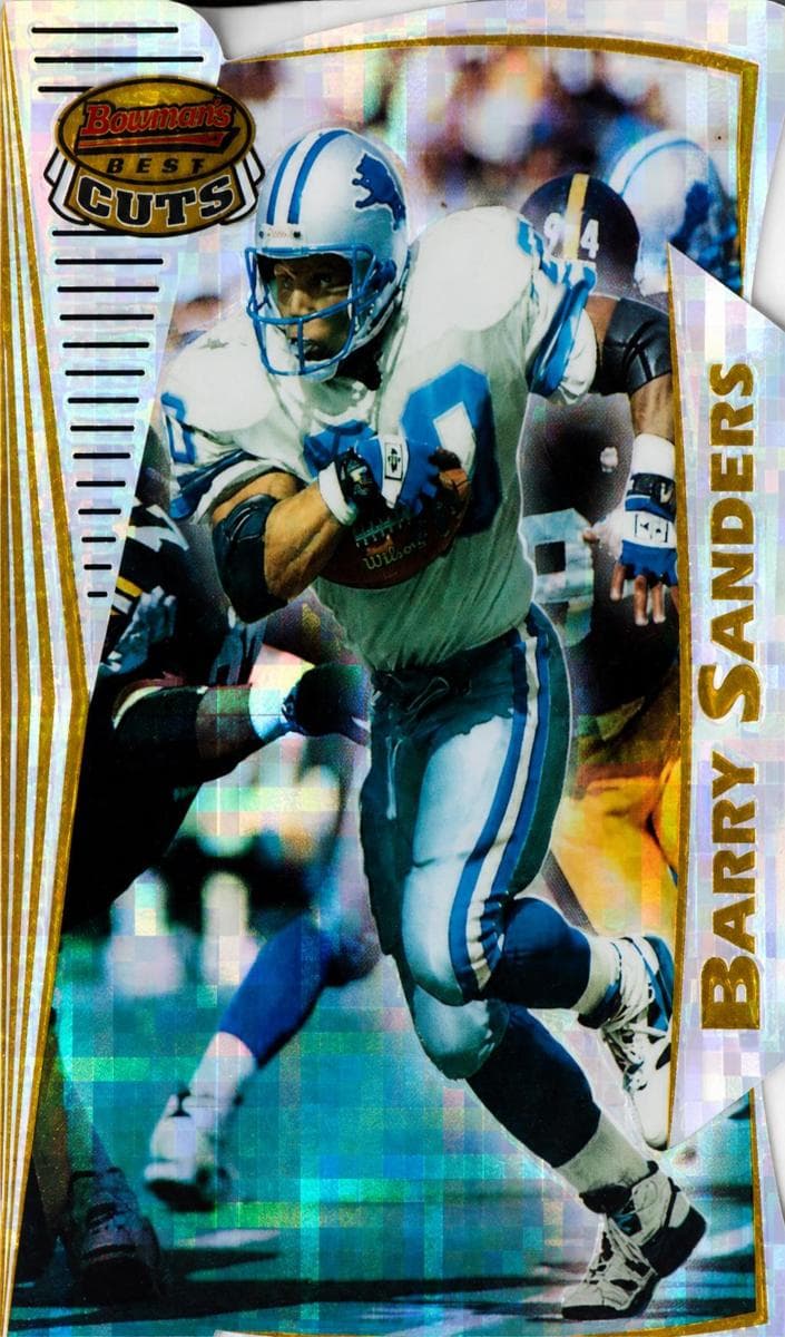 Barry Sanders 1996 bowman