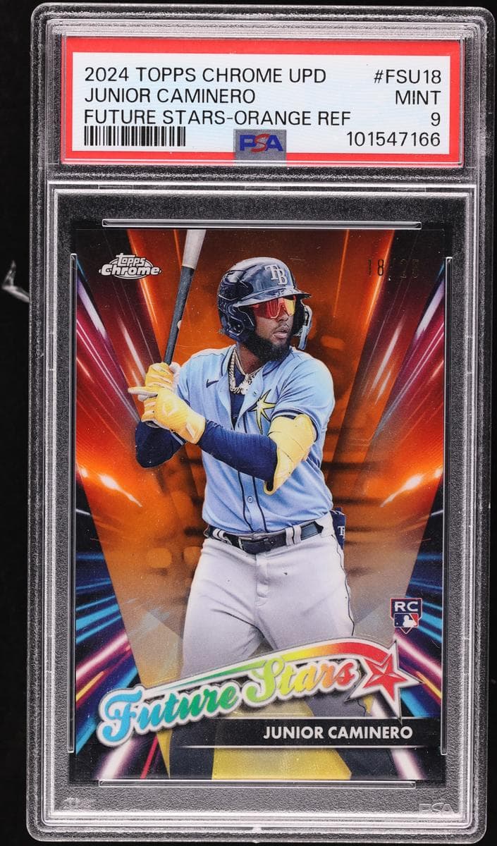 Junior Caminero 2024 topps Topps Chrome Update