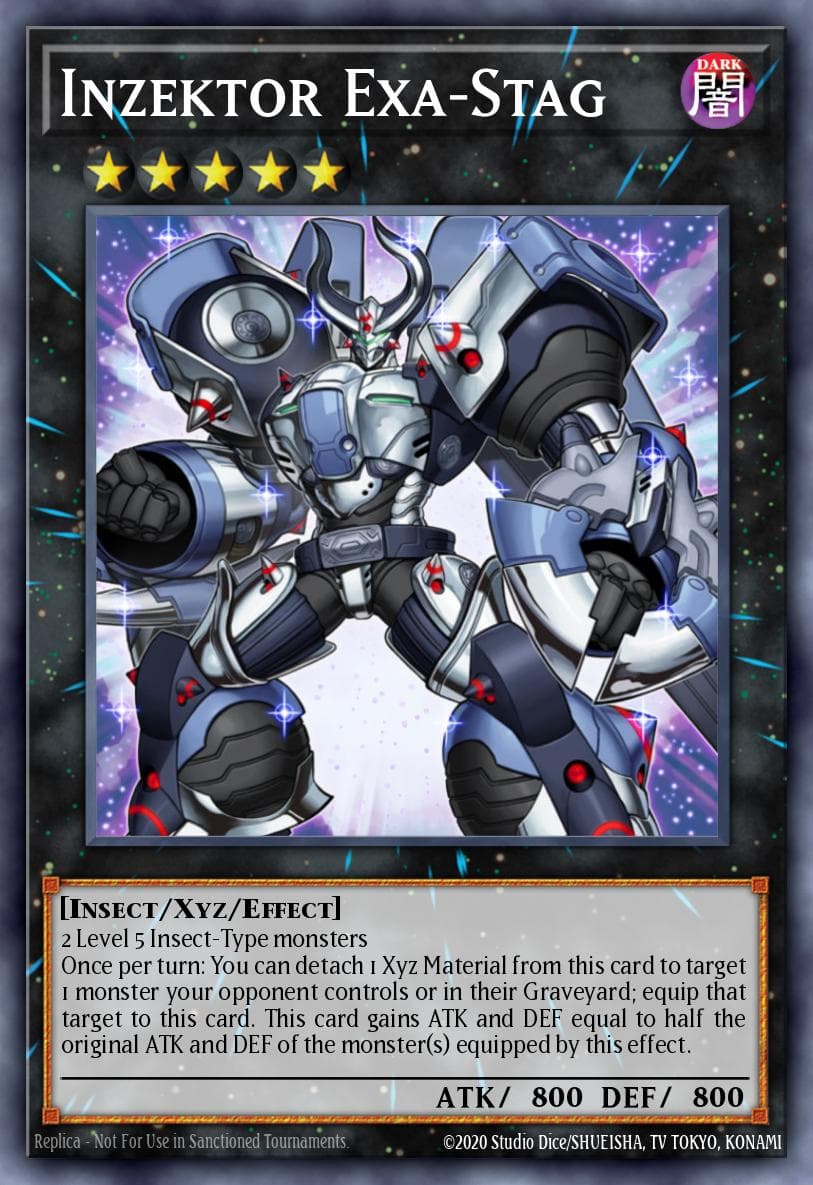Inzektor Exa-Stag 2012 Yu-Gi-Oh! Galactic Overlord