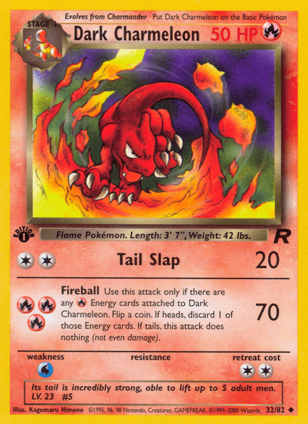 Dark Charmeleon 1997 Pokemon