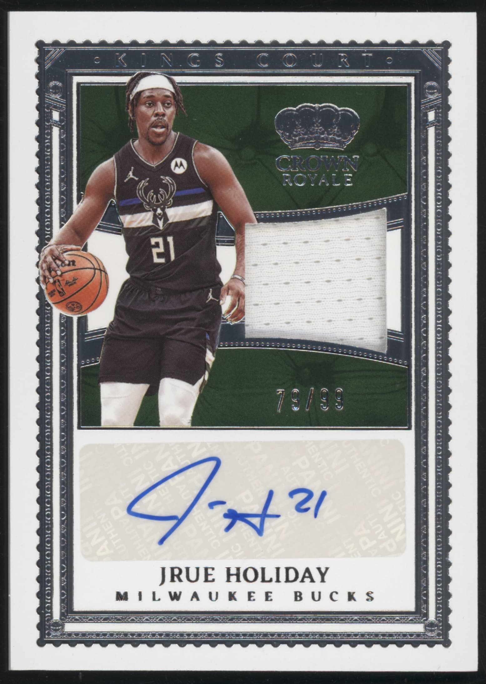 Jrue Holiday 2022 panini Panini Crown Royale