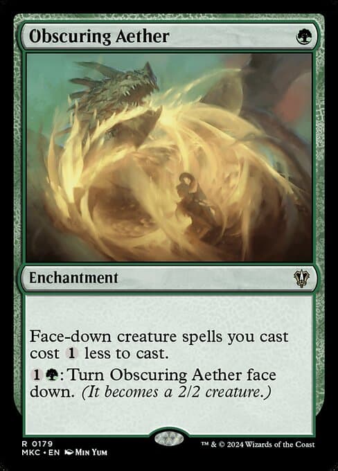 Obscuring Aether 2024 Magic: The Gathering Murders at Karlov Manor Commander