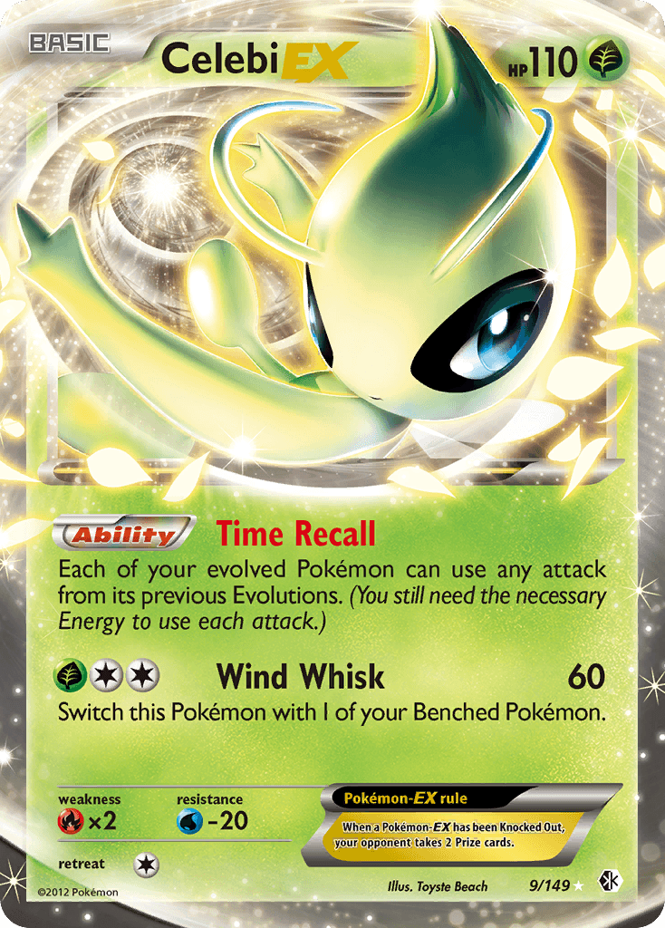 Celebi EX 2012 Pokemon