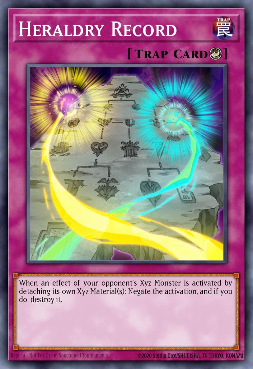 Heraldry Record 2013 Yu-Gi-Oh! Number Hunters
