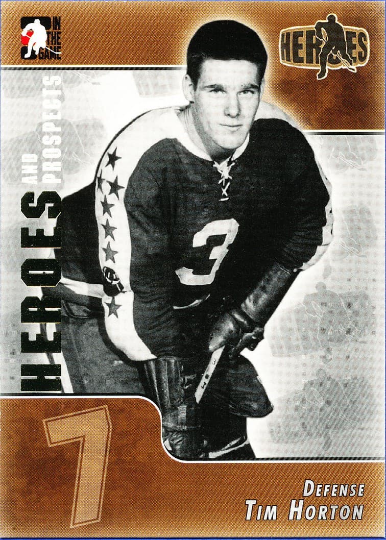 ITG IN THE GAME HOCKEY TIM HOR 2004 Leaf 2004 Leaf