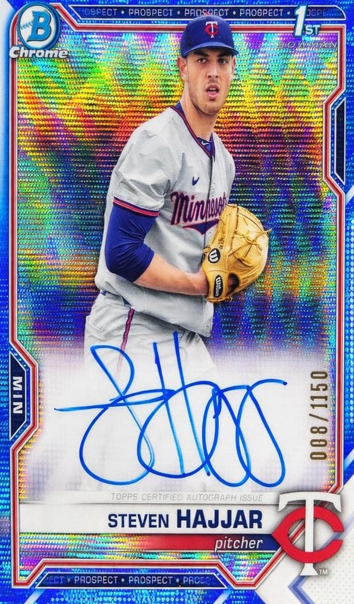 Steven Hajjar 2021 bowman Bowman Draft