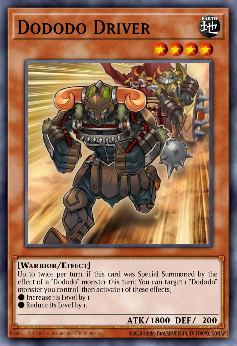 Dododo Driver 2014 Yu-Gi-Oh! The New Challengers