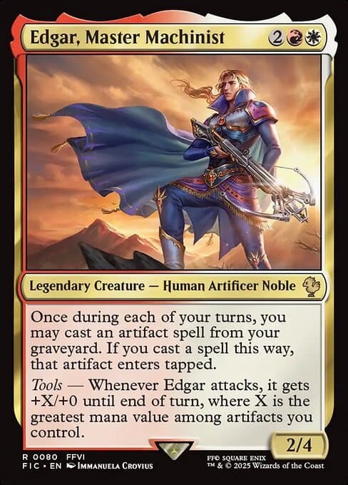 Edgar, Master Machinist 2025 Magic: The Gathering Final Fantasy Commander
