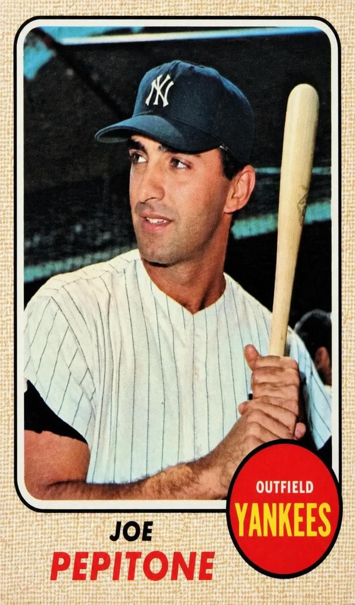 Joe Pepitone 1968 topps O-Pee-Chee
