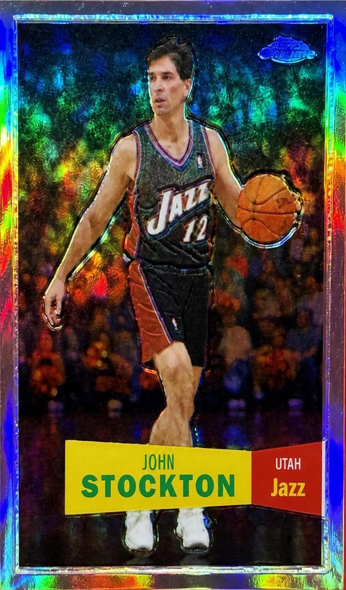 John Stockton 2007 topps Chrome