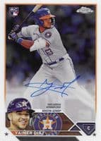 Yainer Diaz trading card