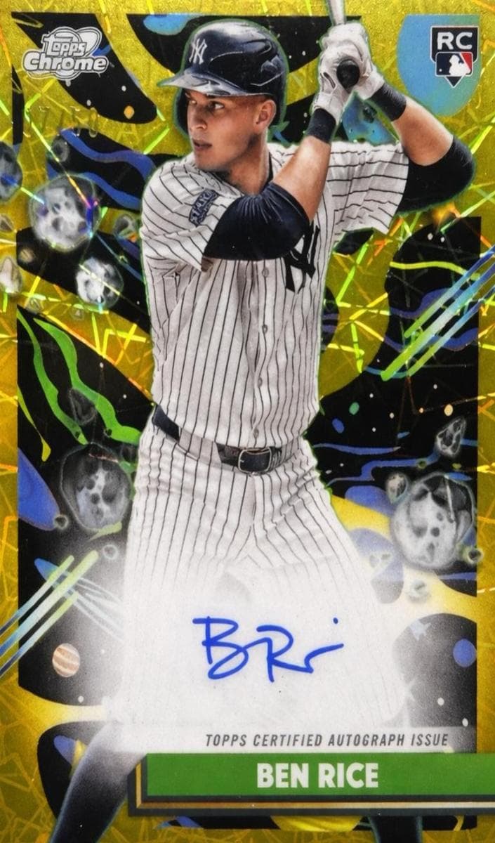 Ben Rice 2025 topps Topps Cosmic Chrome