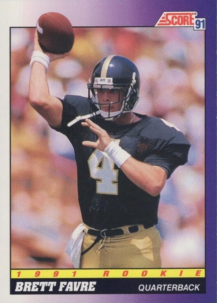 Brett Favre 1991 panini Score