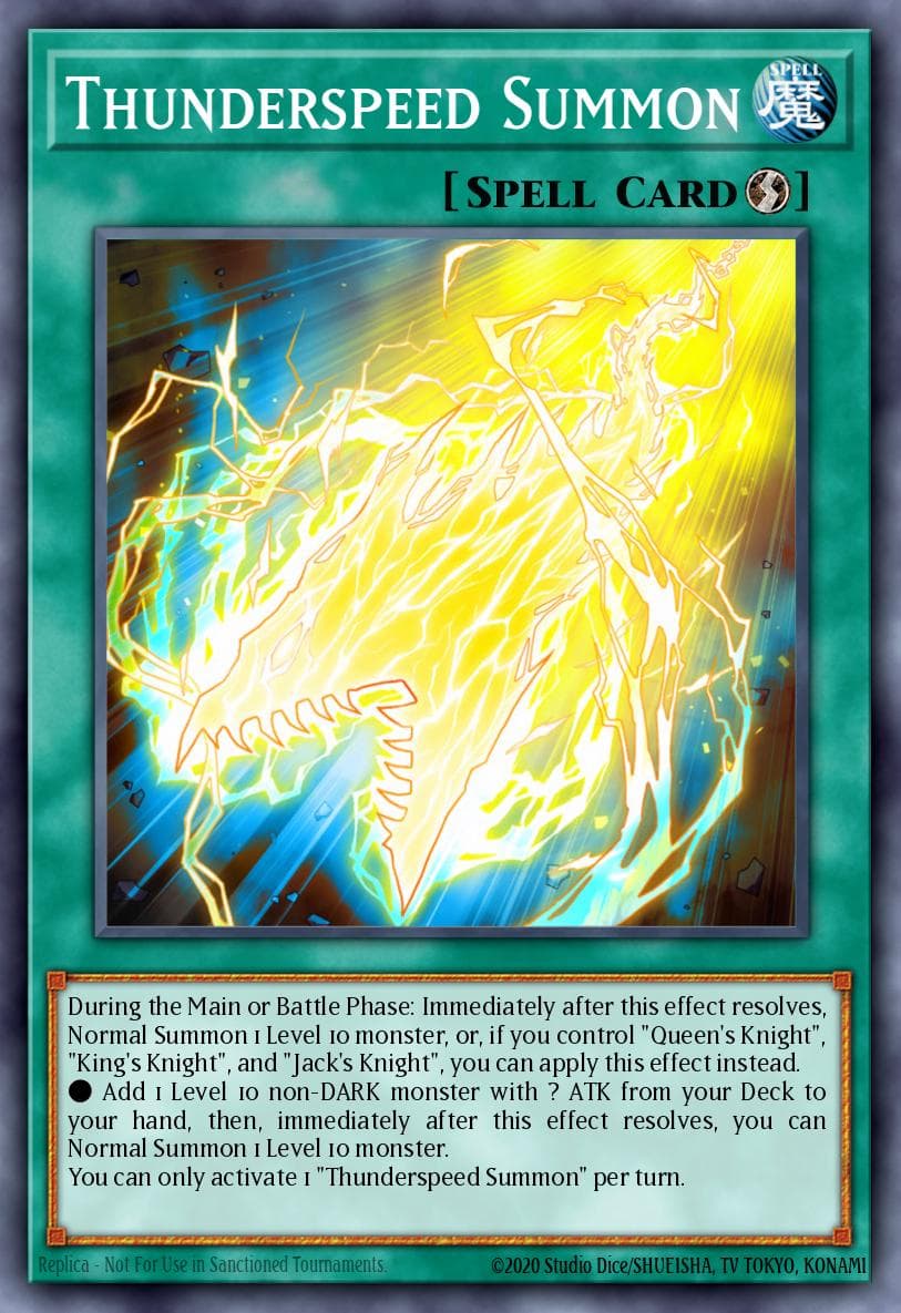 Thunderspeed Summon 2021 Yu-Gi-Oh!