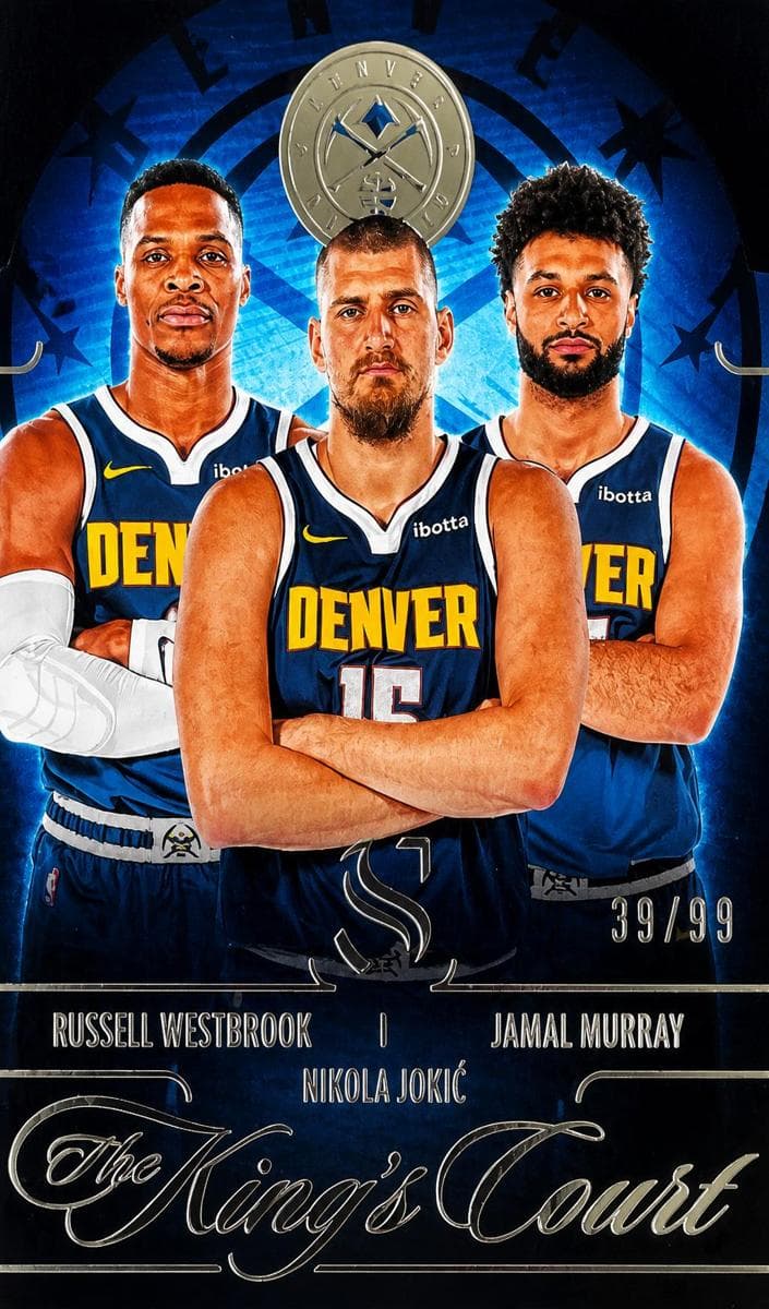 Jamal Murray/Nikola Jokic/Russell Westbrook 2024 panini Panini Silhouette