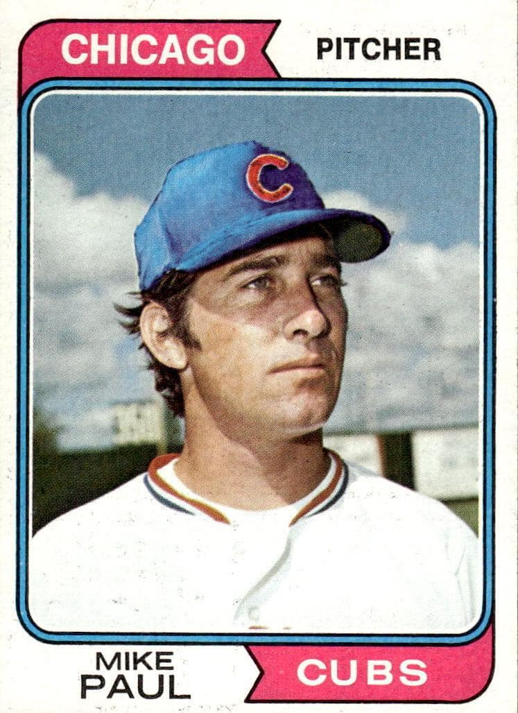Mike Paul 1974 topps Topps