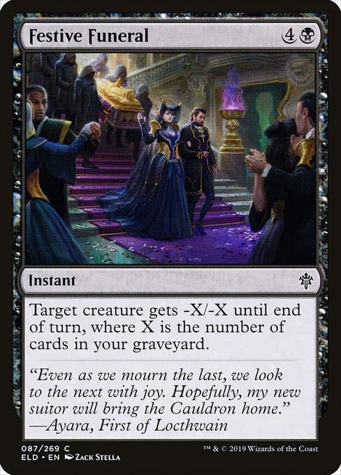 Festive Funeral 2019 Magic: The Gathering Throne of Eldraine