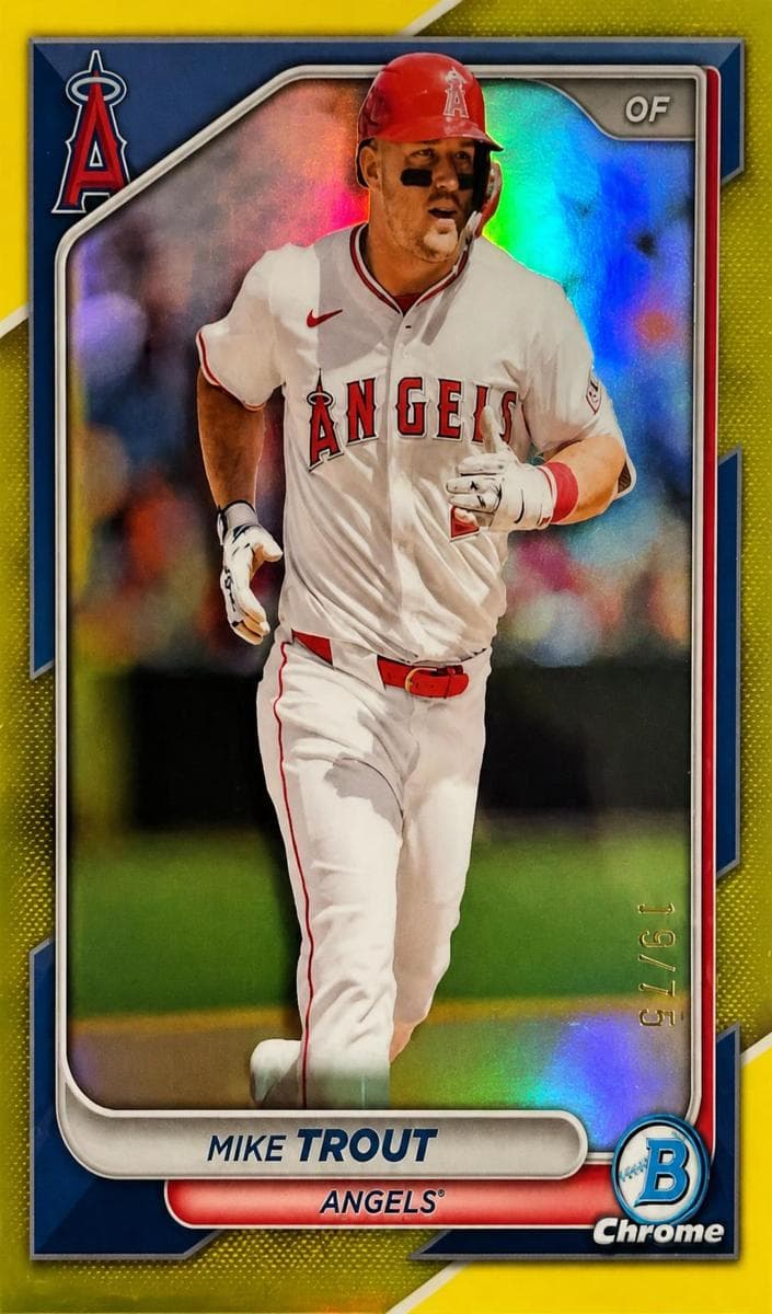 Mike Trout 2024 bowman Bowman Chrome