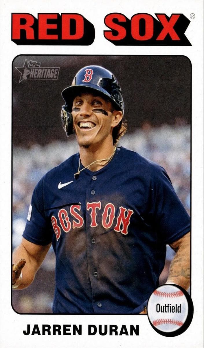 Jarren Duran 2024 topps Topps Heritage