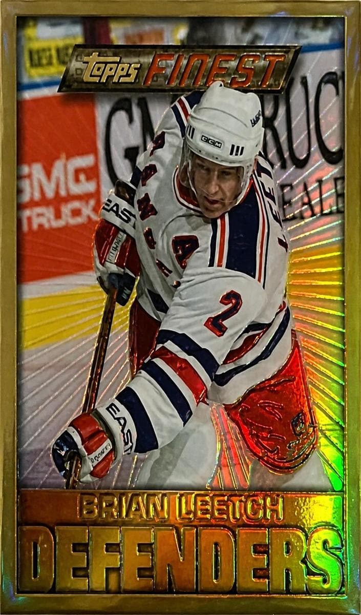 Brian Holzinger 1995 topps Finest Hockey Refractor