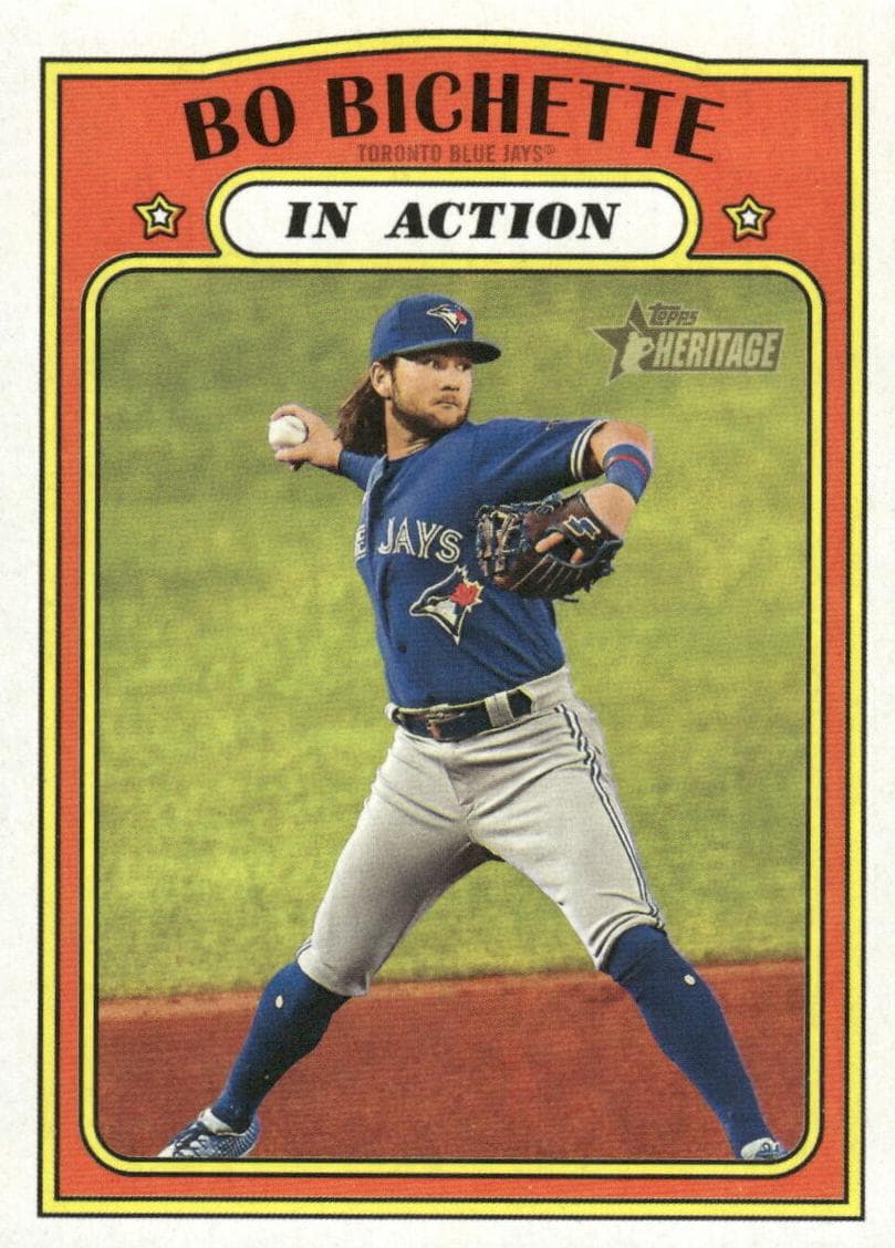 Bo Bichette 2021 topps Topps Heritage