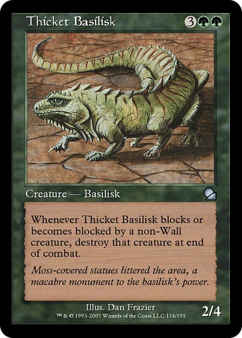 Thicket Basilisk 1994 Magic: The Gathering