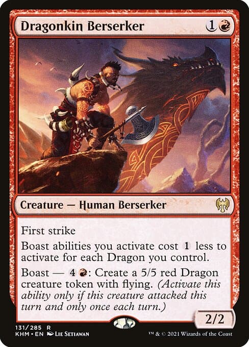 Dragonkin Berserker 2021 Magic: The Gathering Kaldheim