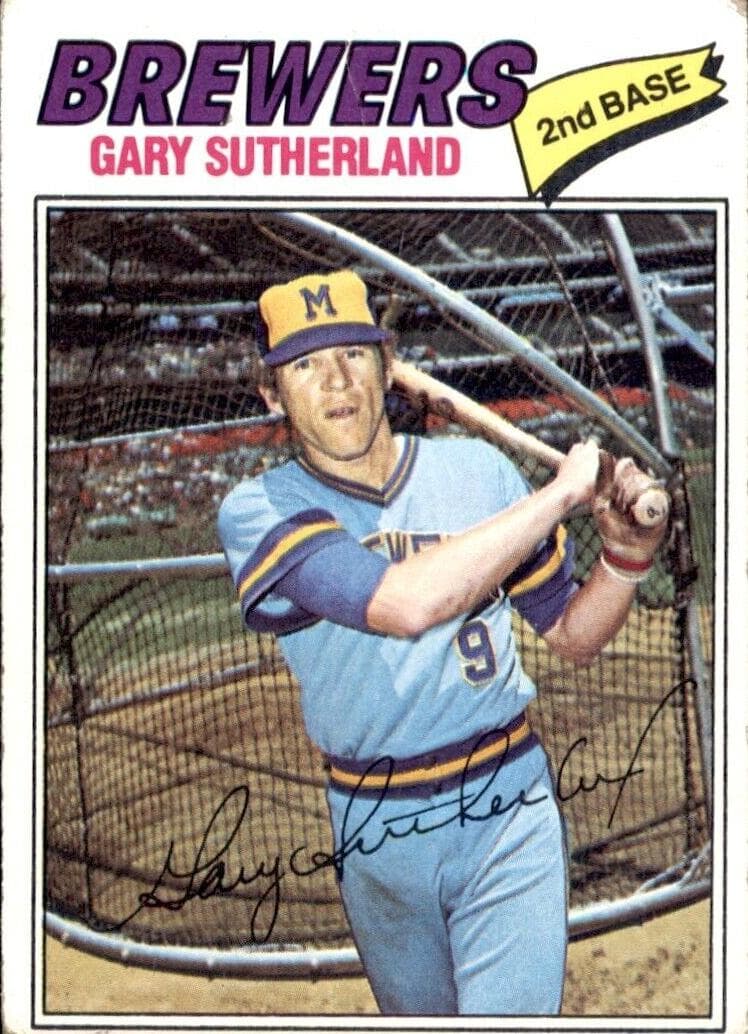 Gary Sutherland 1977 topps Topps