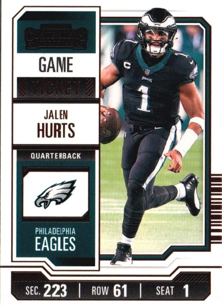 Jalen Hurts 2023 panini Panini Contenders