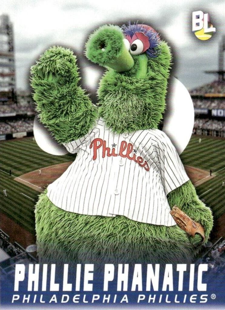 Phillie Phanatic trading card