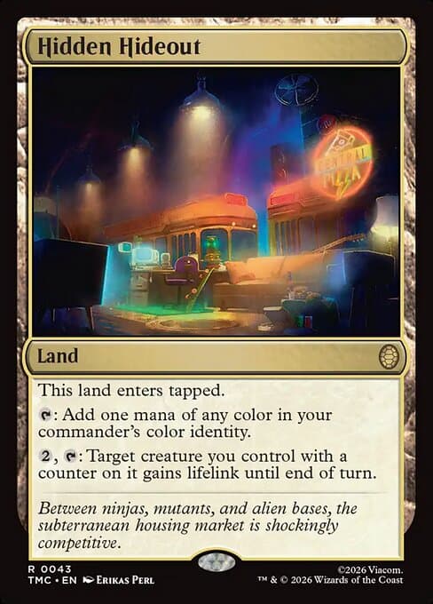 Hidden Hideout 2026 Magic: The Gathering Teenage Mutant Ninja Turtles Commander