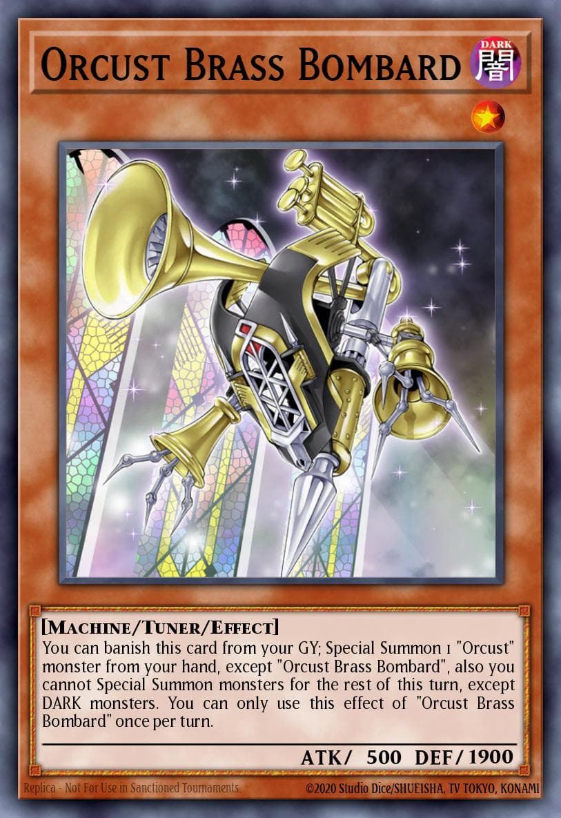 Orcust Brass Bombard 2018 Yu-Gi-Oh! Soul Fusion
