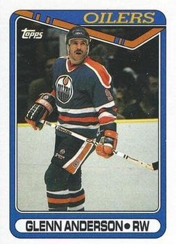 Glenn Anderson 1990 topps Topps