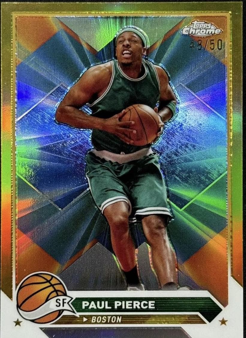 Paul Pierce 2023 topps Topps Chrome