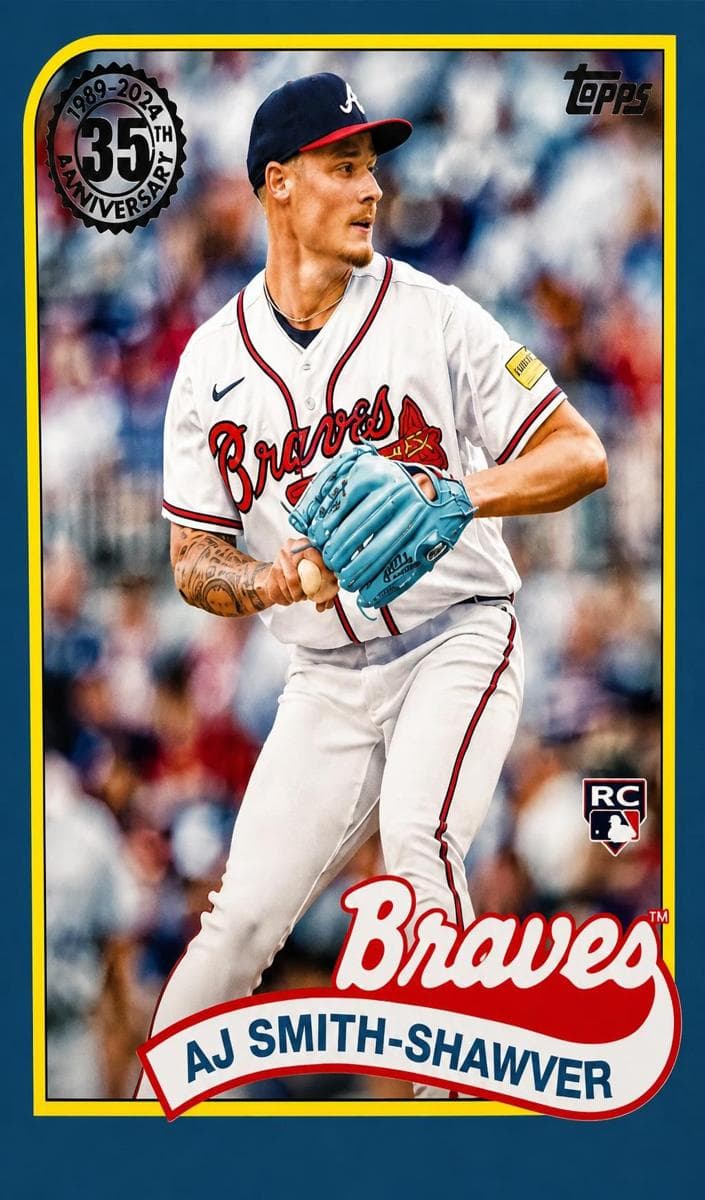 AJ Smith-Shawver 2024 topps Topps