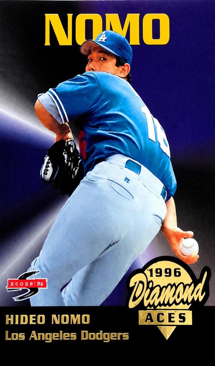 Hideo Nomo 1996 panini Score