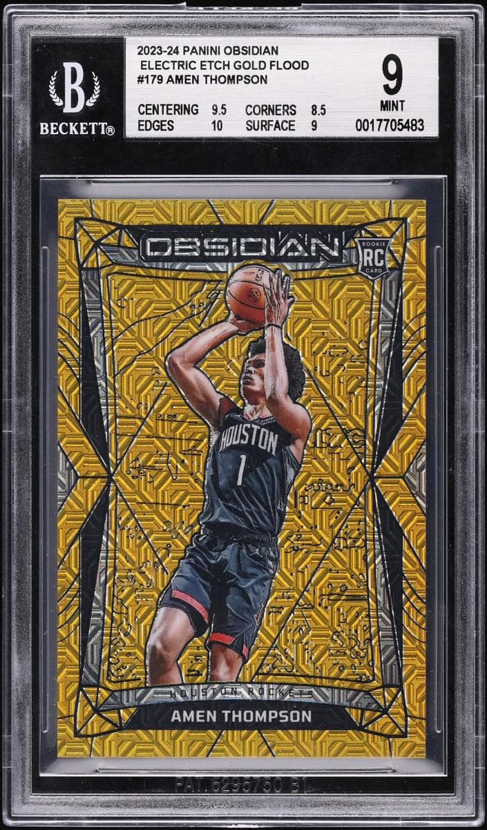 Amen Thompson 2023 panini Panini Obsidian