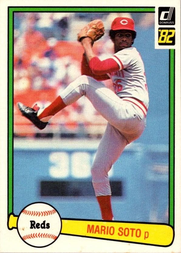 Mario Soto 1982 panini Donruss