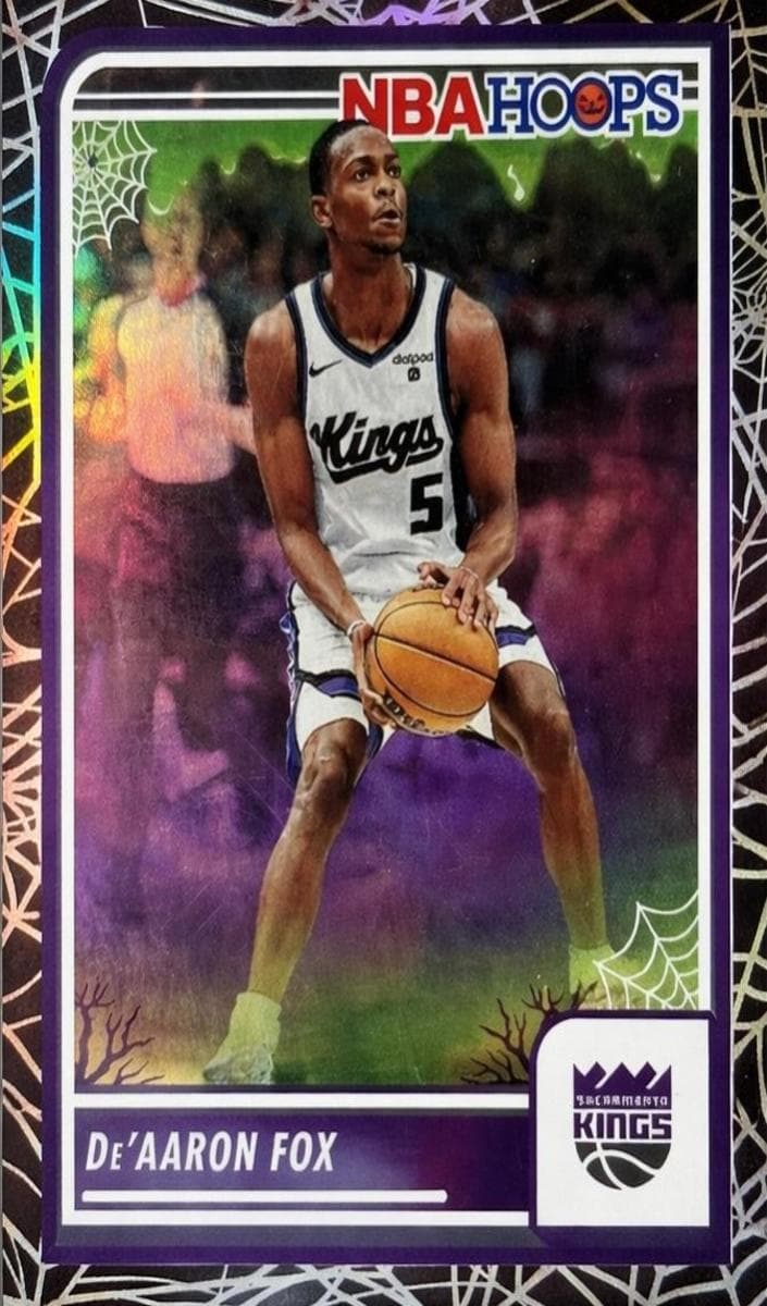 De'Aaron Fox 2023 panini Hoops Haunted Hoops