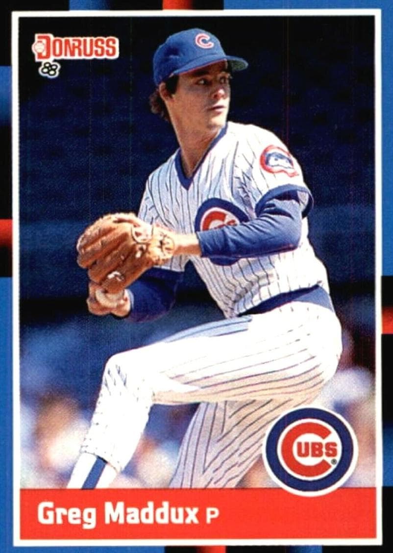 Greg Maddux 1988 panini Donruss