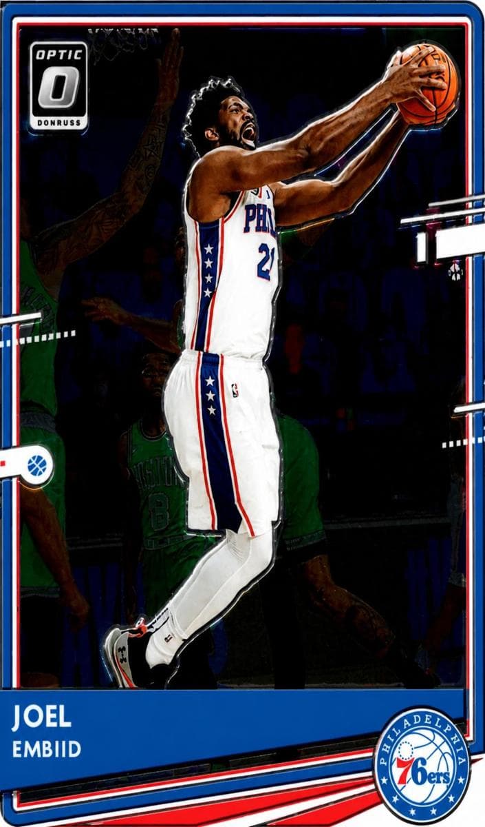Joel Embiid 2020 panini Donruss Optic