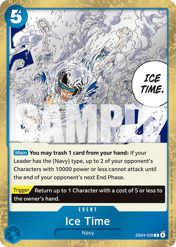 Ice Time 2026 One Piece Japanese Extra Booster Egghead Crisis